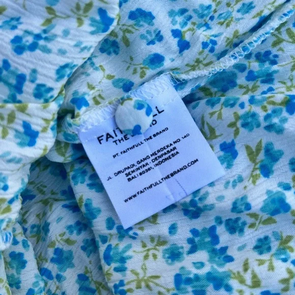 Faithful The Brand Maud Midi Floral Dress Size M - Picture 8 of 8